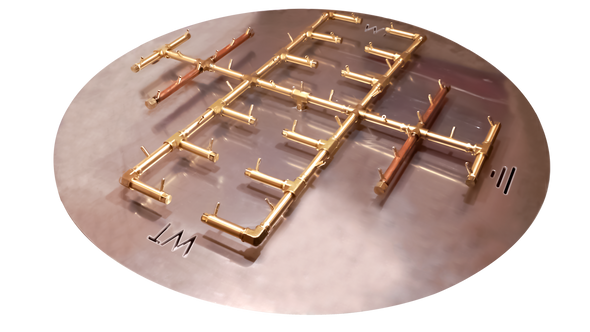 Warming Trends Crossfire 450K BTU Burner System Natural Gas or LP 60" Plate - Fittings -CFB450ALPL60DFLKV34FIT300 Fire Pit Gas Burner The Fire Pit Store Warming Trends Crossfire 450K BTU Burner System Natural Gas or LP 60" Plate - Fittings -CFB450ALPL60DFLKV34FIT300 Fire Pit Gas Burner The Fire Pit Store