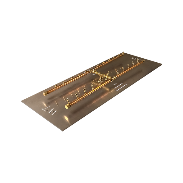 Warming Trends Crossfire 240K BTU 17 inch x 46 inch H-Style Burner System Natural Gas or LP Fire Pit Gas Burner The Fire Pit Store Warming Trends Crossfire 240K BTU 17 inch x 46 inch H-Style Burner System Natural Gas or LP Fire Pit Gas Burner The Fire Pit Store