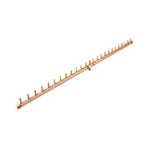 Warming Trends Crossfire 250K BTU Linear Brass 50” Burner System - Pan - Key Valve Kit Fire Pit Gas Burner The Fire Pit Store Warming Trends Crossfire 250K BTU Linear Brass 50” Burner System - Pan - Key Valve Kit Fire Pit Gas Burner The Fire Pit Store