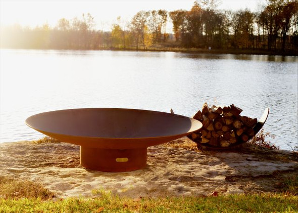 Fire Pit Art Asia 48" Low Flat Oriental Style - AS 48 Fire Pits The Fire Pit Store Fire Pit Art Asia 48" Low Flat Oriental Style - AS 48 Fire Pits The Fire Pit Store