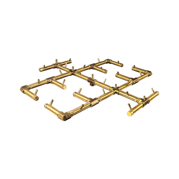 Warming Trends Crossfire 350K BTU Natural Gas Burner with 46 inch Plate - CFB350NG46 Fire Pit Gas Burner The Fire Pit Store Warming Trends Crossfire 350K BTU Natural Gas Burner with 46 inch Plate - CFB350NG46 Fire Pit Gas Burner The Fire Pit Store