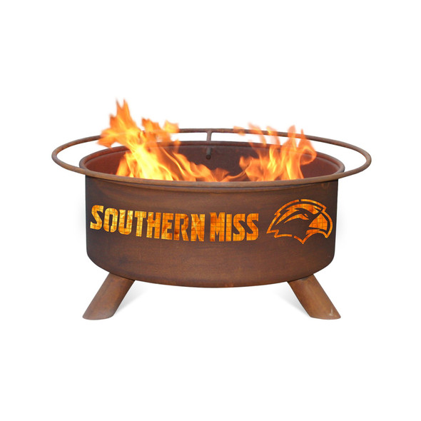 Patina Products - Southern Mississippi University College Fire Pit - F238 1 Patina Products - Southern Mississippi University College Fire Pit - F238 1