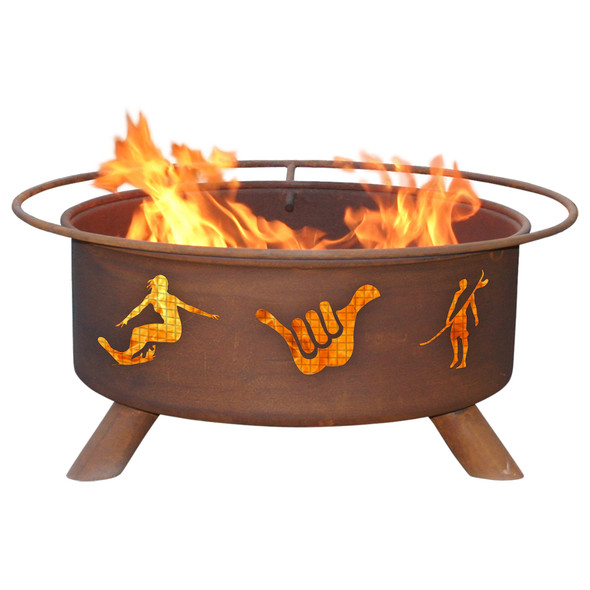Patina Products - Surfer Fire Pit F128