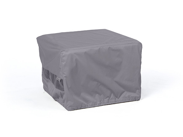 Square Fire Pit Cover Durable Khaki - Charcoal - 42W x 42D x 25H - F38 Fire Pit Covers The Fire Pit Store