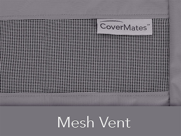 Square Fire Pit Cover Durable Khaki - Charcoal - 42W x 42D x 25H - F38 Fire Pit Covers The Fire Pit Store