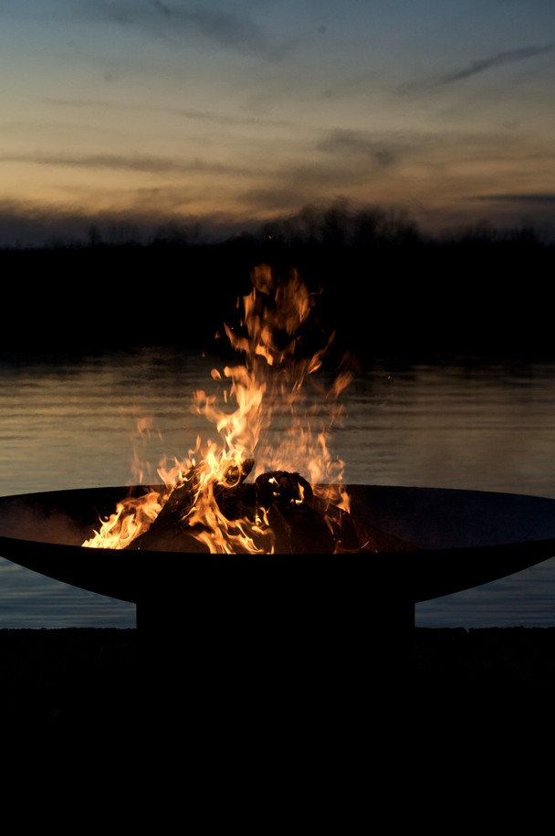 Fire Pit Art Asia 36" Low Flat Oriental Style - AS36PIT Fire Pits The Fire Pit Store 8