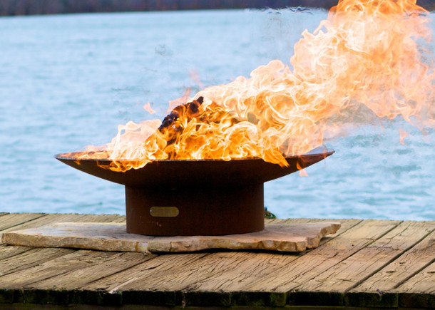 Fire Pit Art Asia 60" Low Flat Oriental Style - AS 60 Fire Pits The Fire Pit Store 7 Fire Pit Art Asia 60" Low Flat Oriental Style - AS 60 Fire Pits The Fire Pit Store 7