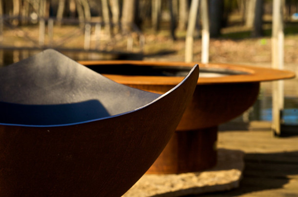 Fire Pit Art 37" Manta Ray - The Majestic Wings Of The Giant Manta Ray - MR Fire Pits The Fire Pit Store 4