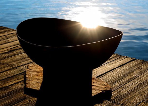 Fire Pit Art - 36" Scallops - The Beach - SC Fire Pits The Fire Pit Store 2