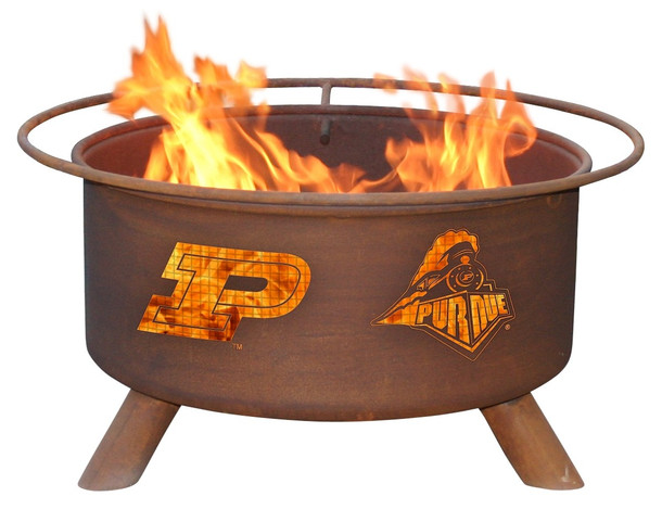 Patina Products - Purdue University College Fire Pit - F229 Iron Fire Pit - Steel Fire Pit The Fire Pit Store Patina Products - Purdue University College Fire Pit - F229 Iron Fire Pit - Steel Fire Pit The Fire Pit Store