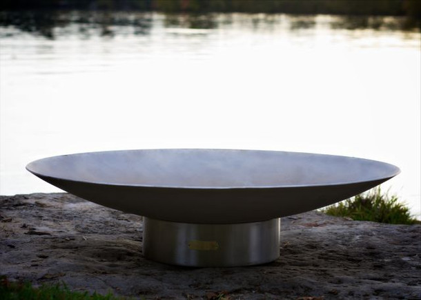 Fire Pit Art Bella Vita 58" Stainless Steel 5 Fire Pit Art Bella Vita 58" Stainless Steel 5