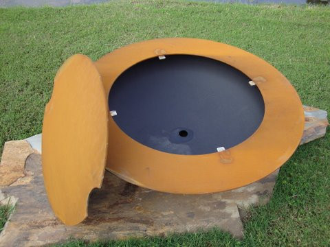 Fire Pit Art Magnum 54" Fire Pit With Cover - MAGLID Artistic Fire Pits The Fire Pit Store 3