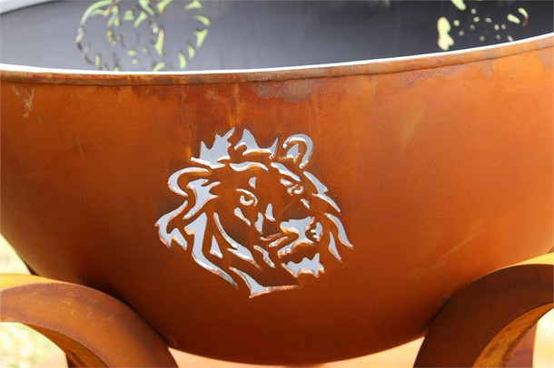 Fire Pit Art - Africa's Big Five - Big5 3