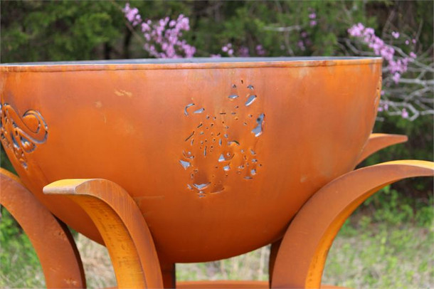 Fire Pit Art - Africa's Big Five - Big5 4