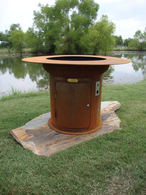 Fire Pit Art Base Only For Propane Fire Pits - SATGASBASE  The Fire Pit Store