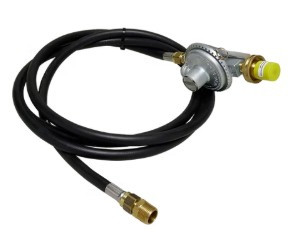 LP Regulator with 3/8" 10' Hose WT-LPRH Fire Pit Gas Burner Line - Valves - Keys The Fire Pit Store