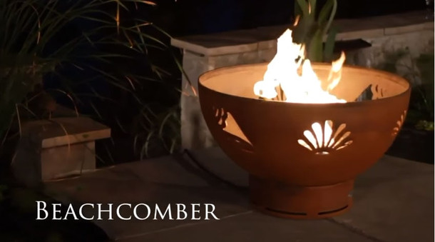 Fire Pit Art Beachcomber 36" Natural Gas or Propane Fire Pit - BEACHGAS Fire Pits The Fire Pit Store Fire Pit Art Beachcomber 36" Natural Gas or Propane Fire Pit - BEACHGAS Fire Pits The Fire Pit Store