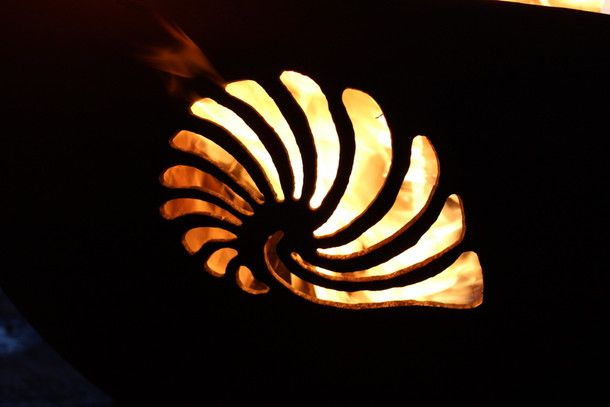 Fire Pit Art Beachcomber 36" Natural Gas or Propane Fire Pit - BEACHGAS Fire Pits The Fire Pit Store 2