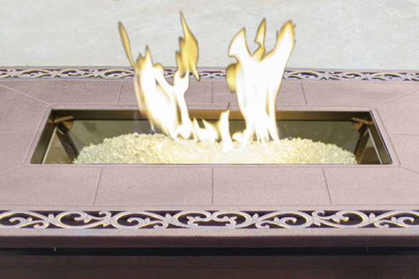 TFPS Rectangle Cast Aluminum Decorative Scroll Design Fire Pit Table - TFPS-FS-1212-T-10 Fire Pit Table The Fire Pit Store TFPS Rectangle Cast Aluminum Decorative Scroll Design Fire Pit Table - TFPS-FS-1212-T-10 Fire Pit Table The Fire Pit Store