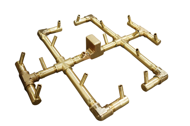 Warming Trends Crossfire 180K BTU Natural Gas or LP Burner System 30" Plate and Key Valve Kit - CFB180ALPL30CFLKV34FIT180 Fire Pit Gas Burner The Fire Pit Store Warming Trends Crossfire 180K BTU Natural Gas or LP Burner System 30" Plate and Key Valve Kit - CFB180ALPL30CFLKV34FIT180 Fire Pit Gas Burner The Fire Pit Store