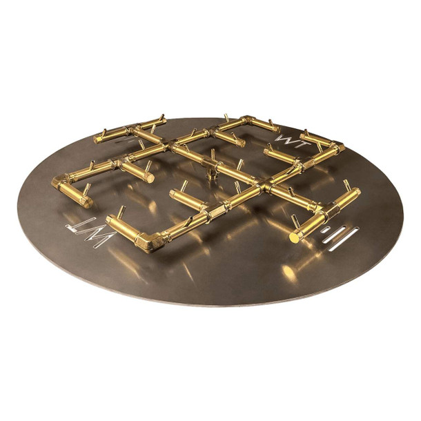 Warming Trends Crossfire 300K BTU Burner System Natural Gas or LP 42" Plate - Fittings - CFB300ALPL42DFLKV34FIT300 Fire Pit Gas Burner The Fire Pit Store Warming Trends Crossfire 300K BTU Burner System Natural Gas or LP 42" Plate - Fittings - CFB300ALPL42DFLKV34FIT300 Fire Pit Gas Burner The Fire Pit Store