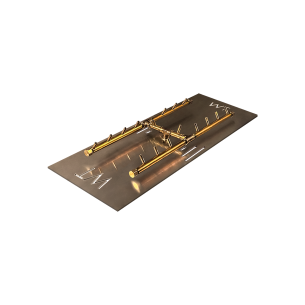 Warming Trends Crossfire 160K BTU 9 inch x 24 inch H-Style Burner System Natural Gas or LP Fire Pit Gas Burner The Fire Pit Store Warming Trends Crossfire 160K BTU 9 inch x 24 inch H-Style Burner System Natural Gas or LP Fire Pit Gas Burner The Fire Pit Store