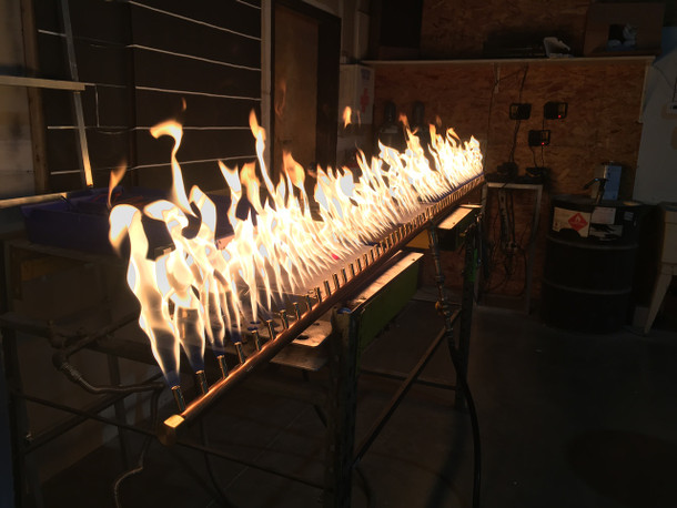 Warming Trends Crossfire 160K BTU 9 inch x 24 inch H-Style Burner System Natural Gas or LP Fire Pit Gas Burner The Fire Pit Store