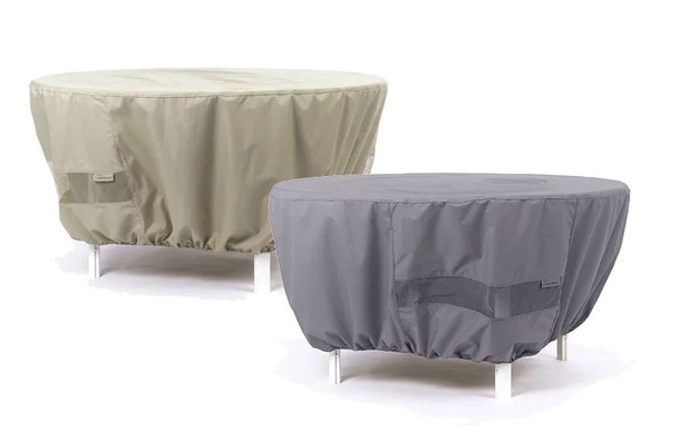 Round Fire Pit Cover - Durable Khaki or Charcoal - 60 inches x 30 inches - 420 Fire Pit Covers The Fire Pit Store Round Fire Pit Cover - Durable Khaki or Charcoal - 60 inches x 30 inches - 420 Fire Pit Covers The Fire Pit Store