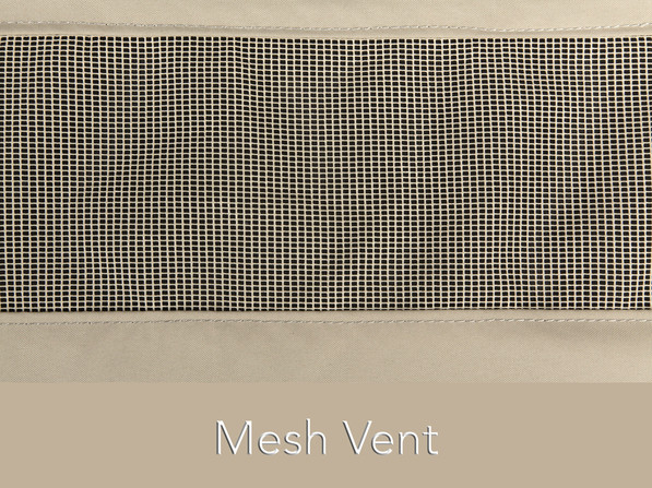 Round Fire Pit Cover - Durable Khaki or Charcoal - 24 inches x 18 inches - 711 Fire Pit Covers The Fire Pit Store