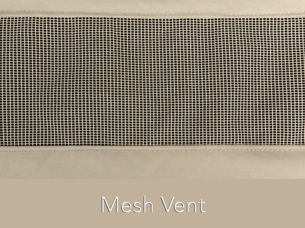 Square Fire Pit Cover - Durable Khaki or Charcoal - 30 inches x 30 inches x 18 inches - 723 Fire Pit Covers The Fire Pit Store