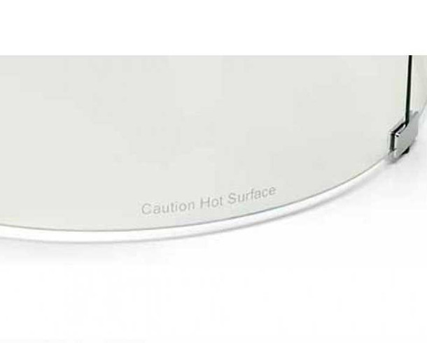 Fire Pit Glass Wind Guard, Round, 48-Inch by HPC WG48-RD Fire Pit Accessories The Fire Pit Store Fire Pit Glass Wind Guard, Round, 48-Inch by HPC WG48-RD Fire Pit Accessories The Fire Pit Store