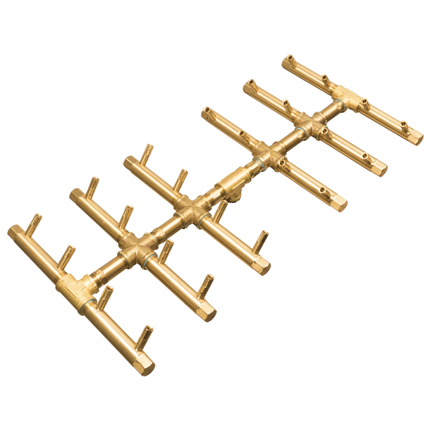 Warming Trends Crossfire 240K BTU Double Tree Style Natural Gas or LP Burner - CFBDT240 Fire Pit Gas Burner The Fire Pit Store