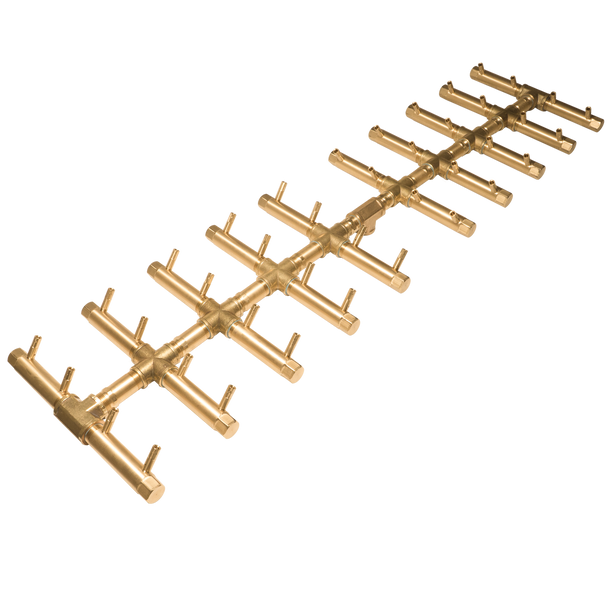 Warming Trends Crossfire 400K BTU Double Tree Style Natural Gas or LP Burner - CFBDT400 Fire Pit Gas Burner The Fire Pit Store