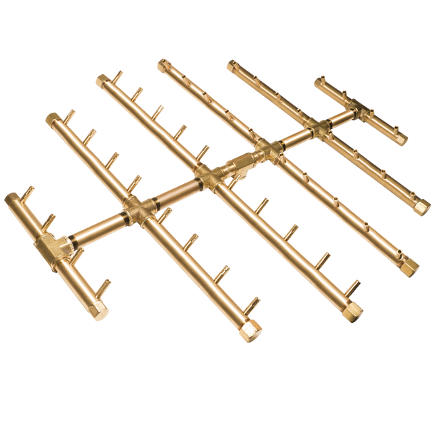 Warming Trends Crossfire 440K BTU Circular Tree Style Natural Gas or LP Burner - CFBCT440 Fire Pit Gas Burner The Fire Pit Store