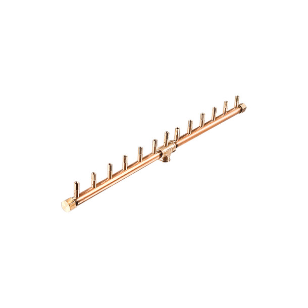 Warming Trends Crossfire 130K BTU Offset Linear Brass 26” Burner - ZZL26LPNG_OL Fire Pit Gas Burner The Fire Pit Store