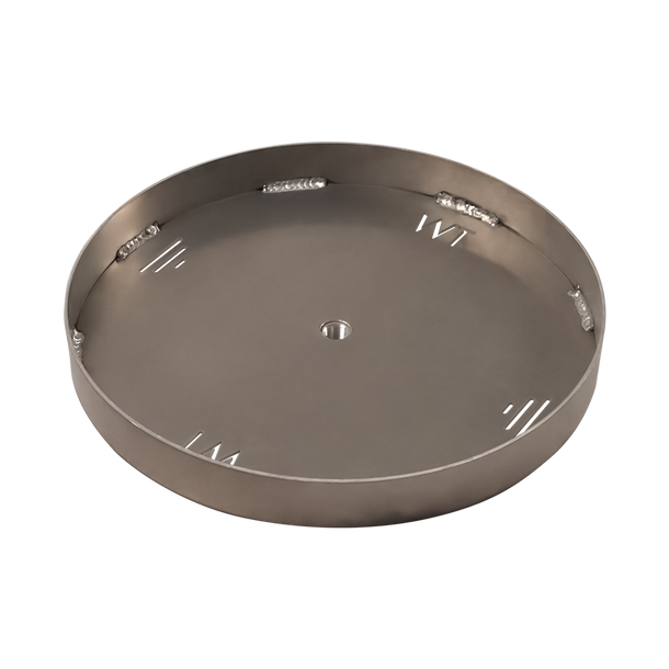 Warming Trends 56 inch x 25 inch pan with 4 inch sidewalls Exchange for Plate - 726129 Fire Pit Gas Burner Plates and Pans The Fire Pit Store