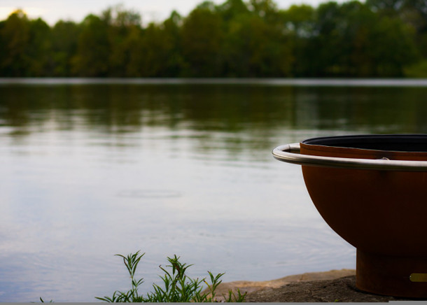 Fire Pit Art Bella Luna 48" Beautiful Moon Gas Fire Pit - BLG Artistic Fire Pits The Fire Pit Store