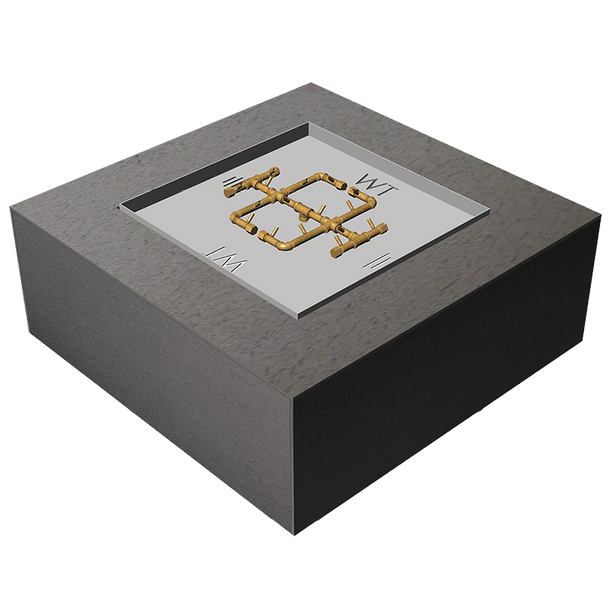 Ready to Finish Warming Trends DIY Fire Pit Kit 48 inch x 48 inch Square -240k BTU Natural Gas or LP - FS4848-240 Fire Pits The Fire Pit Store Ready to Finish Warming Trends DIY Fire Pit Kit 48 inch x 48 inch Square -240k BTU Natural Gas or LP - FS4848-240 Fire Pits The Fire Pit Store