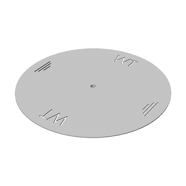 Warming Trends Custom 67 - 72 inch - 1/8 inch Aluminum Plate for Cross Fire Gas Burner - ALPL67-72 Fire Pit Gas Burner Plates and Pans The Fire Pit Store 2