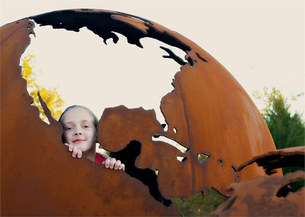 Fire Pit Art - Mother Earth - 6' Foot Globe of The Earth - ME60 Fire Pits The Fire Pit Store 2 Fire Pit Art - Mother Earth - 6' Foot Globe of The Earth - ME60 Fire Pits The Fire Pit Store 2