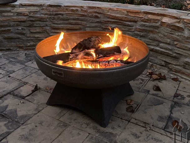 Ohio Flame Liberty 42" Diameter Standard Base Fire Pit Natural Steel - OF42LTY_SB 3 Ohio Flame Liberty 42" Diameter Standard Base Fire Pit Natural Steel - OF42LTY_SB 3
