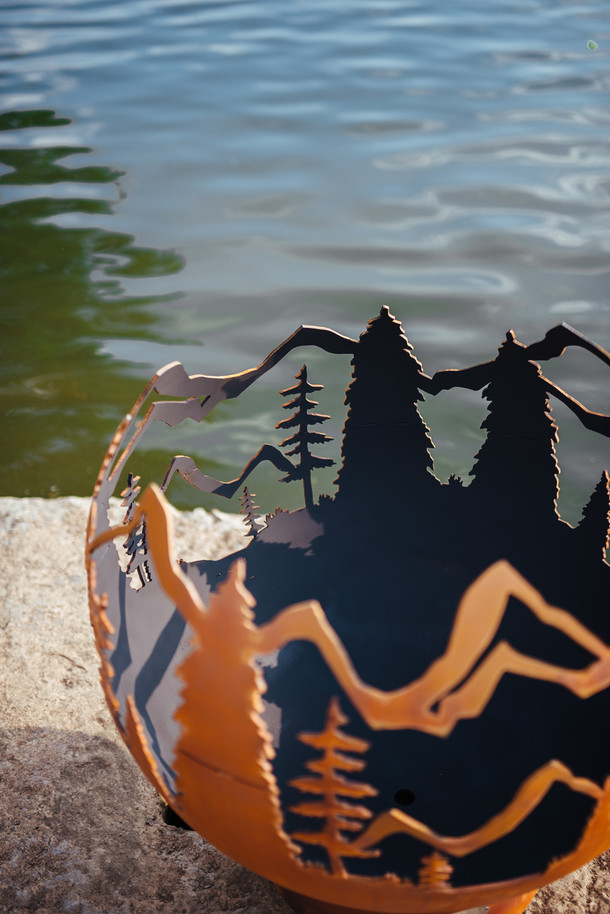 Fire Pit Art - 36" Mountain Vista Fire Pit- MV Fire Pits The Fire Pit Store 4 Fire Pit Art - 36" Mountain Vista Fire Pit- MV Fire Pits The Fire Pit Store 4