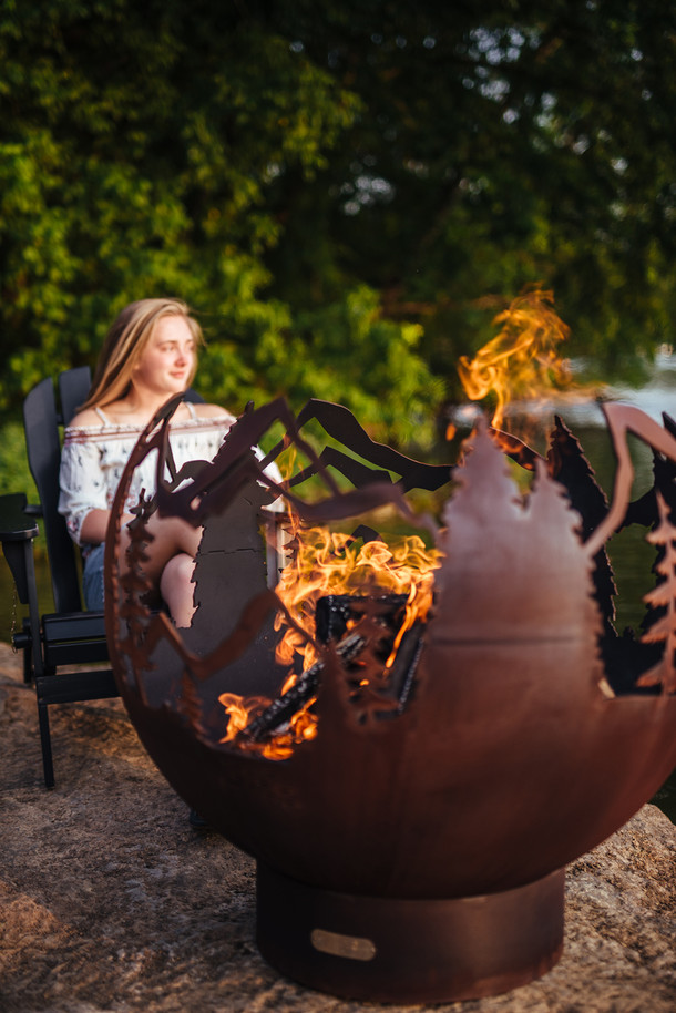 Fire Pit Art - 36" Mountain Vista NG or LP Fire Pit- MVGAS Fire Pits The Fire Pit Store 5 Fire Pit Art - 36" Mountain Vista NG or LP Fire Pit- MVGAS Fire Pits The Fire Pit Store 5