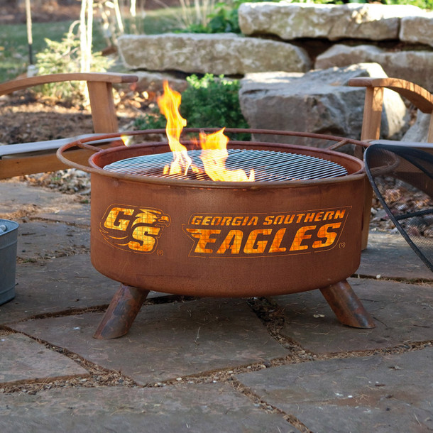 Patina Products - Georgia Southern University College Fire Pit - F447 3 Patina Products - Georgia Southern University College Fire Pit - F447 3