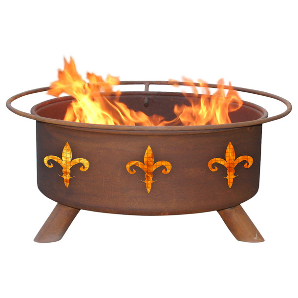 Patina Products - Fleur De Lis Fire Pit F124
