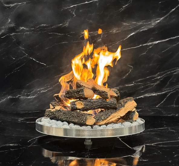 Warming Trends Oak Classic Log Set for 24" to 30" Gas Fire Pits WOS24-3