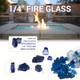 1/4 inch Clear Classic Fire Glass 4