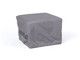 Square Fire Pit Cover Durable Khaki - Charcoal - 42W x 42D x 25H - F38 Fire Pit Covers The Fire Pit Store