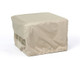Square Fire Pit Cover Durable Khaki - Charcoal - 42W x 42D x 25H - F38 Fire Pit Covers The Fire Pit Store