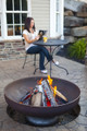 Ohio Flame Patriot 42" Diameter Fire Pit Natural Steel - OF42FPNSF Fire Pits The Fire Pit Store